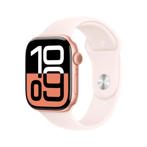 Apple Watch Series 10 GPS, 46mm, Sport Band "Light Blush", M/L, Rose Gold